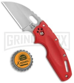 Cold Steel Tuff Lite Red Folding Knife - Satin Plain 9 Cold Steel Tuff Lite Red Folding Knife - Satin Plain -Best Knife Shop Cold Steel Tuff Lite Tri Ad Red 20LTR BHQ 51979 jr bottlecap 2 large