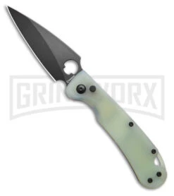 Daggerr Knives Sting Jade G-10 Automatic Knife - Black Plain