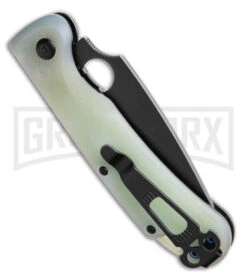 Daggerr Knives Sting Jade G-10 Automatic Knife - Black Plain -Best Knife Shop Daggerr Knives Sting Automatic Knife Jade G10 3.5in Black D2 BHQ 183394 hd side large