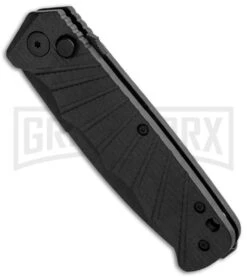 Delta Force Automatic Knife Black Aluminum - Black Partially Serrated 7 Delta Force Automatic Knife Black Aluminum - Black Partially Serrated -Best Knife Shop Delta Force Auto Black Molded Plastic Black Partially Serrated GX 33539 jr spine large