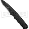 Delta Force Automatic Knife Black Aluminum - Black Plain -Best Knife Shop Delta Force Auto Black Molded Plastic Black Plain GX 33538 jr large