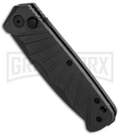 Delta Force Automatic Knife Black Aluminum - Black Plain -Best Knife Shop Delta Force Auto Black Molded Plastic Black Plain GX 33538 jr spine large