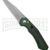 Diablo Automatic Knife Green Aluminum - Satin Plain -Best Knife Shop Diablo Automatic Knife Green Aluminum Satin 3in Satin BHQ 183582 td large