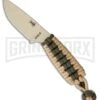 ESEE Knives Tan Izula Survival Neck Knife W/ Cord Wrap - Tan/OD Green 2 ESEE Knives Tan Izula Survival Neck Knife W/ Cord Wrap - Tan/OD Green -Best Knife Shop ESEE Izula Tan Survival Neck Tan OD Green Cord Wrapped Handle BP 24260 jr large