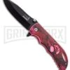 Elk Ridge Ballistic Frenzy Pink Camo Spring Assisted Knife - Black Plain -Best Knife Shop Elk Ridge Ballistic Frenzy pink camo black BHQ 46163 er large