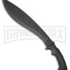 Elk Ridge Bolo Black Rubber 19.5" Machete - Black Plain 1 Elk Ridge Bolo Black Rubber 19.5" Machete - Black Plain -Best Knife Shop Elk Ridge Bolo Machete Black BP 25204 jr large