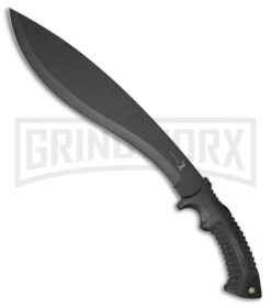 Elk Ridge Bolo Black Rubber 19.5" Machete - Black Plain