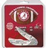 Frost Cutlery Alabama Champs Gray Manual Folding Knife - Mirror Plain -Best Knife Shop Frost Cutlery Alabama Champs Mirror FAL15144SS BP 22050 jr large