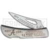 Frost Cutlery Alabama Champs Gray Manual Folding Knife - Satin Plain 1 Frost Cutlery Alabama Champs Gray Manual Folding Knife - Satin Plain -Best Knife Shop Frost Cutlery Alabama Champs Satin FAL15483SS BP 22053 jr large