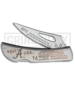 Frost Cutlery Alabama Champs Gray Manual Folding Knife - Satin Plain