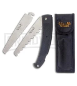 Frost Cutlery Bill Dance Outdoors Black FRN Saw Set - Satin