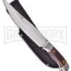 Frost Cutlery Elder Fixed Blade Knife - Satin Plain -Best Knife Shop Frost Cutlery Elder satin BHQ 66738 er large
