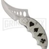 Frost Cutlery Gambler III Series Grey Stainless Folding Knife - Satin Plain 1 Frost Cutlery Gambler III Series Grey Stainless Folding Knife - Satin Plain -Best Knife Shop Frost Cutlery Gambler III series gray stainless satin BHQ 66680 er large