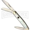 Frost Cutlery Hen & Rooster Mini Stockman Mother Of Pearl Pocket Knife