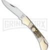 Frost Cutlery Miller Brothers Pronghorn Stag Lockback Knife -Best Knife Shop Frost Cutlery Miller Brothers Pronghorn Stag BP 21088 jr large