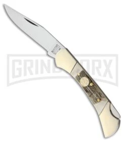 Frost Cutlery Miller Brothers Pronghorn Stag Lockback Knife