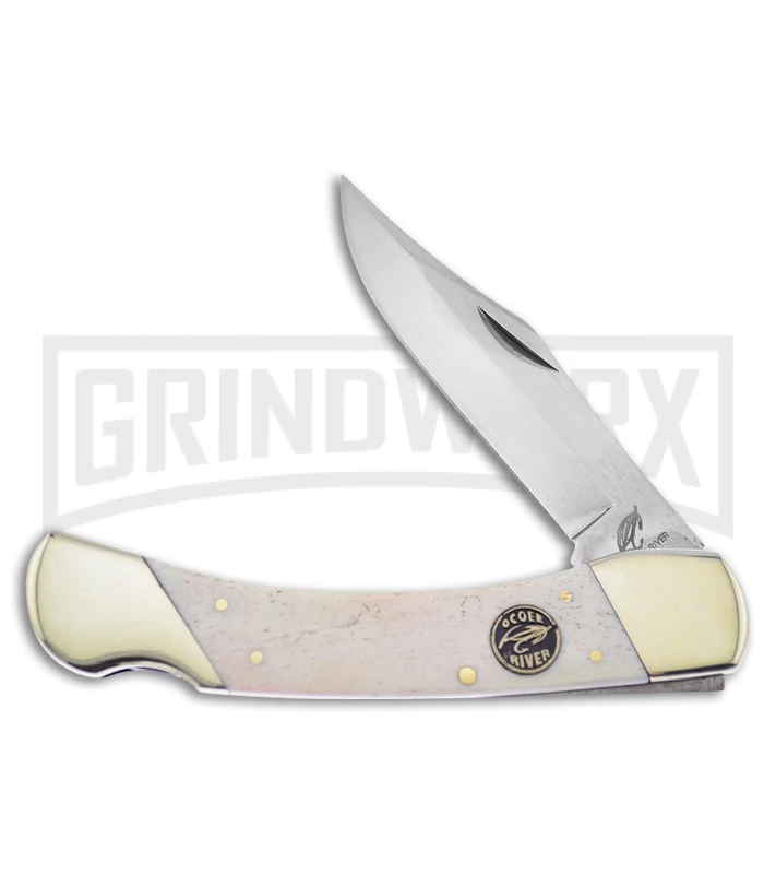 Frost Cutlery Ocoee River Lil Mapache White Lockback Knife 3 Frost Cutlery Ocoee River Lil Mapache White Lockback Knife