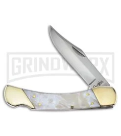 Frost Cutlery Ocoee River Mapache Pearl Lockback Knife