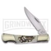 Frost Cutlery Steel Warrior Barracuda Stag Lockback Knife -Best Knife Shop Frost Cutlery Steel Warrior Barracuda stag BHQ 66743 er large