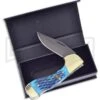 Frost Cutlery Steel Warrior Choctaw Blue Bone Lockback Knife