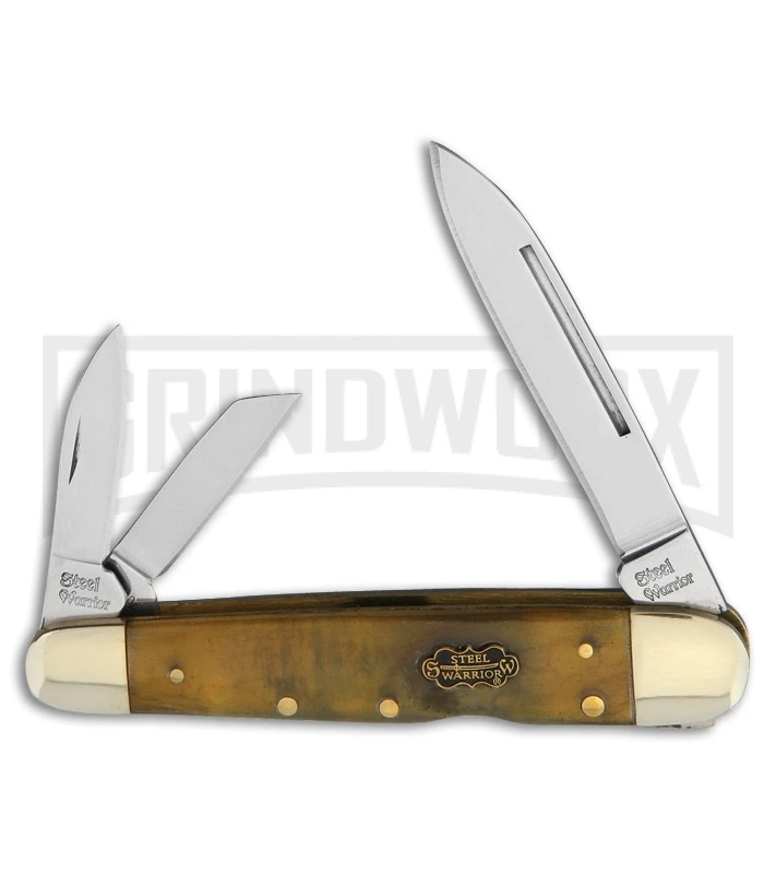 Frost Cutlery Steel Warrior Whittler Ox Horn Lockback Knife 3 Frost Cutlery Steel Warrior Whittler Ox Horn Lockback Knife