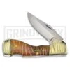 Frost Cutlery Steel Warrior Choctaw Tiger Brown Lockback Knife -Best Knife Shop Frost Cutlery Steel Warrior choctaw tiger brown BHQ 53704 er large