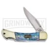 Frost Cutlery Steel Warrior Little Warrior Abalone Lockback Knife -Best Knife Shop Frost Cutlery Steel Warrior little warrior abalone BHQ 73220 er large