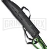 Frost Cutlery Tac Xtreme Zombie Smash Green Machete - Black Plain -Best Knife Shop Frost Cutlery Tac Xtreme Zombie Smash Machete Green Black BP 21267 jr large