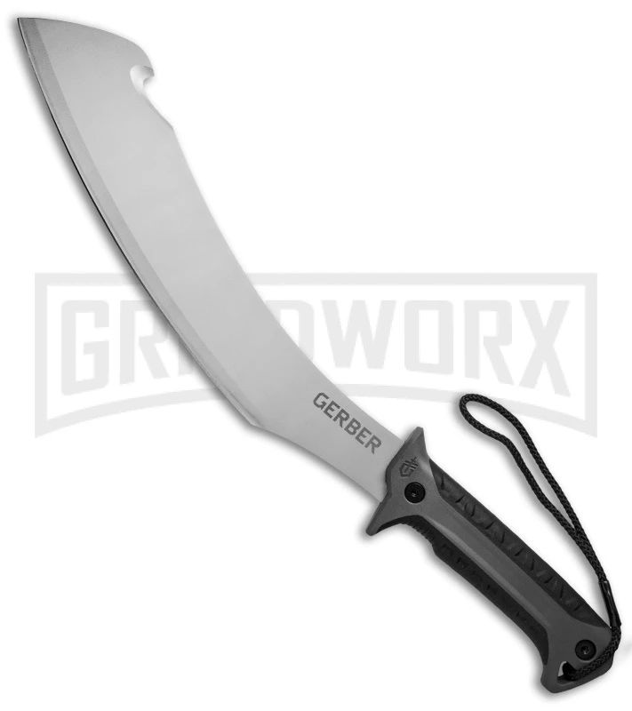 Gerber Broadcut Machete Fixed Blade - Bead Blast Plain 3 Gerber Broadcut Machete Fixed Blade - Bead Blast Plain