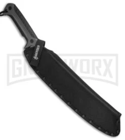Gerber Broadcut Machete Fixed Blade - Bead Blast Plain 8 Gerber Broadcut Machete Fixed Blade - Bead Blast Plain -Best Knife Shop Gerber Broadcut Machete BB 31 003152 BHQ 53939 jr sheath large