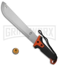 Gerber Compact Clearpath Machete Fixed Blade - Bead Blast Plain -Best Knife Shop Gerber Compact Clearpath Machete BB 31 003154 BHQ 53940 jr bottlecap large