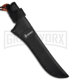 Gerber Compact Clearpath Machete Fixed Blade - Bead Blast Plain -Best Knife Shop Gerber Compact Clearpath Machete BB 31 003154 BHQ 53940 jr sheath large