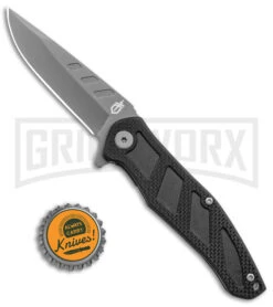 Gerber Knives Counterpart Folding Knife - Gray Plain -Best Knife Shop Gerber Counterpart Black Gray BHQ 146344 jr bottlecap large