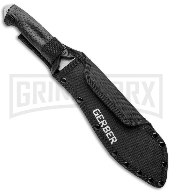 Gerber Versafix 14" Black GFN Machete Fixed Blade Knife - Stonewash Plain 5 Gerber Versafix 14" Black GFN Machete Fixed Blade Knife - Stonewash Plain - Image 3