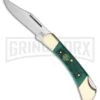 Hen & Rooster Lockback Green Pick Bone Pocket Knife -Best Knife Shop Hen and rooster lb green bone BP 25983 jr large