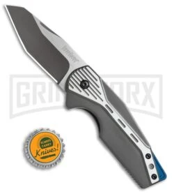 Kershaw GTC Malt Assisted Opening Knife - 3" Gray -Best Knife Shop Kershaw GTC Malt assisted opening knife gray 5520 BHQ 52192 er bottlecap 1 large