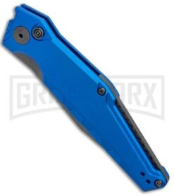 Kershaw Launch 7 Galyean Blue Automatic Knife - Black Plain 8 Kershaw Launch 7 Galyean Blue Automatic Knife - Black Plain -Best Knife Shop Kershaw Galyean Launch 7 Blue Black 7900BLUBLK BHQ 99039 jr spine large