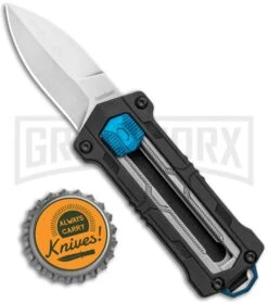 Kershaw Kapsule Manual Slide OTF Knife - Satin Plain -Best Knife Shop Kershaw Jens Anso Kapsule Manual Sliding Button Lock OTF Knife SW 1190 BHQ 120521 jr bottlecap large