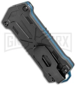 Kershaw Kapsule Manual Slide OTF Knife - Satin Plain -Best Knife Shop Kershaw Jens Anso Kapsule Manual Sliding Button Lock OTF Knife SW 1190 BHQ 120521 jr side large