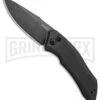 Kershaw Launch 1 Gray Automatic Knife - Blackwash Plain 2 Kershaw Launch 1 Gray Automatic Knife - Blackwash Plain -Best Knife Shop Kershaw Launch 1 Automatic Gray Aluminum BlackWash 7100GRYBW BHQ 91254 jr large