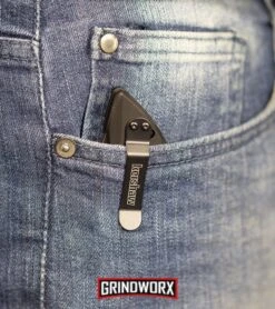 Kershaw Launch 1 Gray Automatic Knife - Blackwash Plain -Best Knife Shop Kershaw Launch 1 Automatic Knife Black Aluminum BlackWash 7100BW BHQ 27374 kp in pocket web large