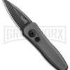 Kershaw Launch 4 Gray Automatic Knife CA Legal - Damascus Plain -Best Knife Shop Kershaw Launch 4 CA Legal Auto Gray Damascus BHQ 86760 er large