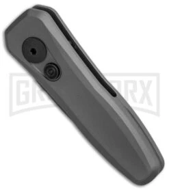 Kershaw Launch 4 Gray Automatic Knife CA Legal - Damascus Plain -Best Knife Shop Kershaw Launch 4 CA Legal Auto Gray Damascus BHQ 86760 er spine large