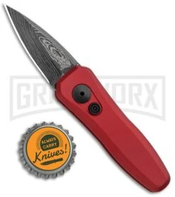Kershaw Launch 4 Red Automatic Knife CA Legal - Damascus Plain 14 Kershaw Launch 4 Red Automatic Knife CA Legal - Damascus Plain -Best Knife Shop Kershaw Launch 4 CA Legal Auto Red Damascus 7500RDDAM BHQ 91649 jr bottlecap large