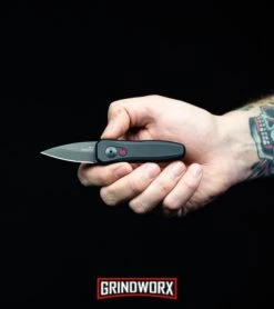 Kershaw Launch 4 Red Automatic Knife CA Legal - Damascus Plain 16 Kershaw Launch 4 Red Automatic Knife CA Legal - Damascus Plain -Best Knife Shop Kershaw Launch 4 CA Legal Automatic Knife Black 7500BL BHQ 34416 in hand web large