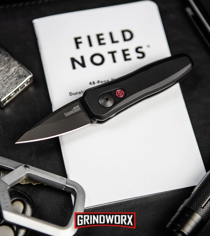 Kershaw Launch 4 Black Automatic Knife CA Legal - Black Plain 6 Kershaw Launch 4 Black Automatic Knife CA Legal - Black Plain - Image 4