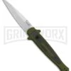 Kershaw Launch 8 Stiletto Automatic Knife Green/CF (3.5" Stonewash)