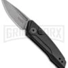 Kershaw Launch 9 Black Automatic Knife CA Legal - Stonewash Plain -Best Knife Shop Kershaw Launch 9 Auto Black Working Finish 7250 BHQ 94066 jr large
