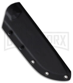 Kubey Destroyer Kukri Black Micarta Fixed Blade Knife - Bead Blast Plain -Best Knife Shop Kubey Destroyer Kukri Black BHQ 178739 td sheath large