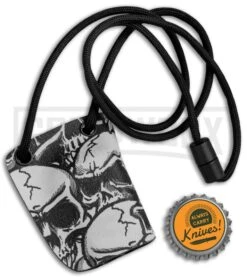 Linos Kydex Skull Sheath W/ Black Neck Cord For Boker Kalashnikov KALS 7 Linos Kydex Skull Sheath W/ Black Neck Cord For Boker Kalashnikov KALS -Best Knife Shop Linos Kydex Sheath Skull for Boker Kalashnikov Black Neck Cord KALS BHQ 80739 jr bottlecap large